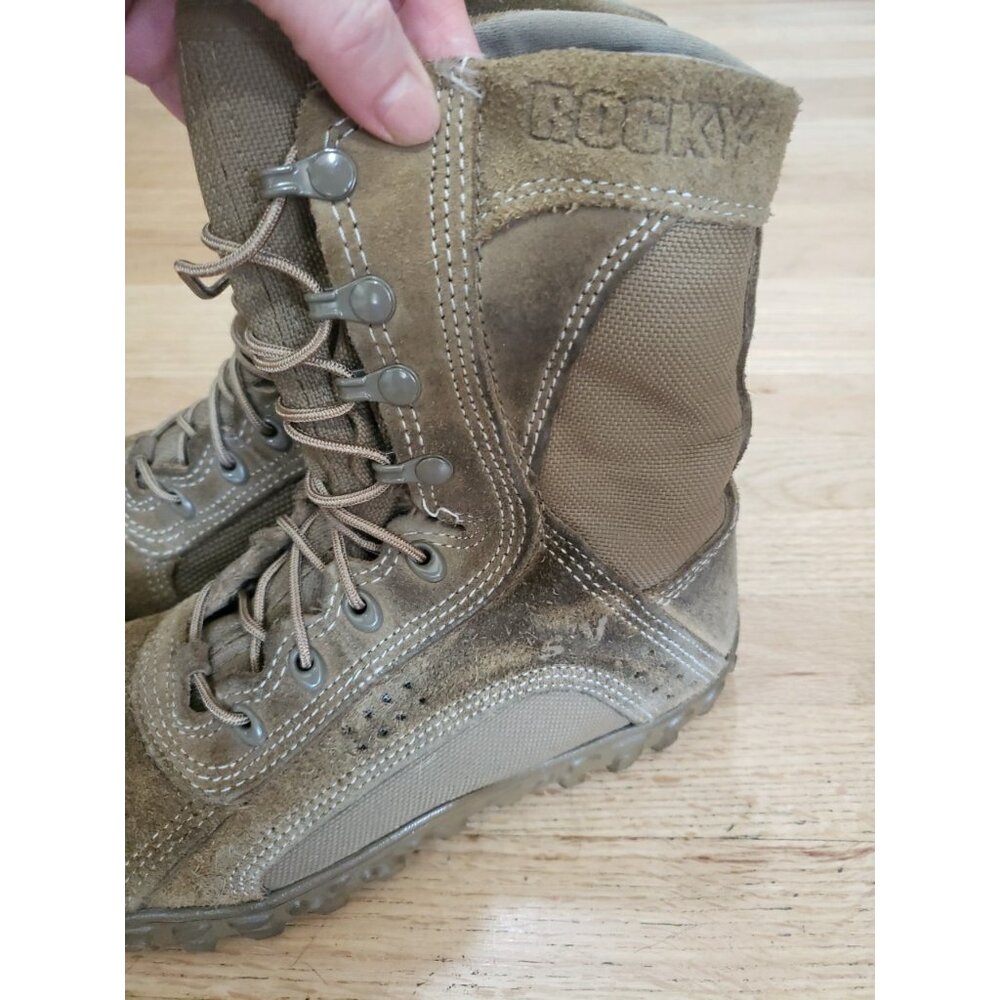 Rocky S2V Steel Toe Tactical Military Boot Coyote Brown Sz M 5.5 - Picture 5 of 14